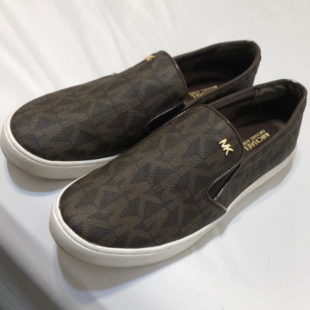 Michael Kors Keaton Logo Slip On Sneakers